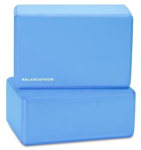 Fitvids Set of 2 High Density Yoga Blocks, 9"x6"x4" Each, Pair, Multiple Colors thumbnail 2