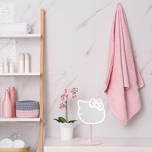Get Trend Hello Kitty Sanrio LED Vanity Mirror with Lights for Women, Teens, Light Up Makeup Mirror for Desk, Room Decor, Kawaii Gifts for Women (Pink/Hello Kitty) thumbnail 2