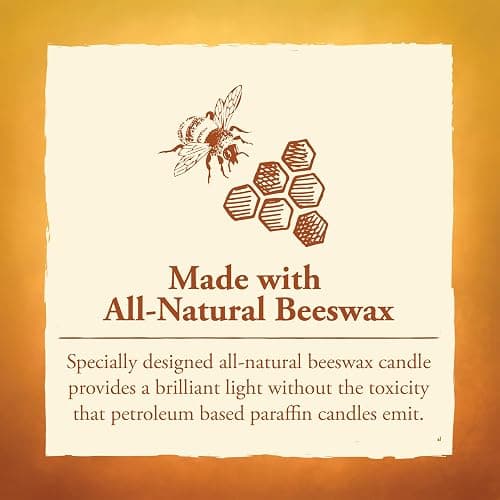 Candle by the Hour 48-Hour Horizontal Candle and 80-Hour Vertical Candle, Eco-Friendly Natural Beeswax with Cotton Wick thumbnail 6