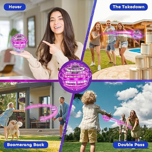 Tikduck Flying Orb Ball 2026 Toys Soaring Hover Boomerang Spinner Hand Controlled Mini Drone Cosmic Globe Spinning Kids Outdoor Fly Toy Birthday Gift Cool Stuff for Boys Girls 6 7 8 9 10+ Year Old thumbnail 3