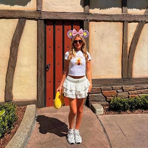 DRESHOW Oreilles de Souris Arc Bandeaux Paillettes Décoration de Fête Cosplay Costume pour Filles et Femmes thumbnail 6
