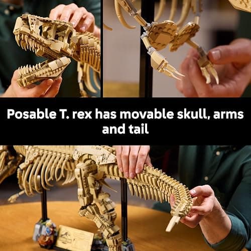 LEGO Jurassic World Dinosaur Fossils: Tyrannosaurus Rex - Building Set for Adults, Ages 18+ - Gift for Birthdays - Home Decor for Bedroom, Office, or Any Room - Collectible DIY Kit - 76968 thumbnail 5