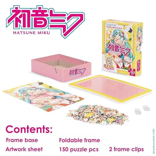 Hatsune Miku Japanese Virtual Singer Collectable Portrait Micro Puzzle – Kimono Design | 150 Pieces, Compact & Detailed | Perfect for Teens, Kidults, & Adult Collectors thumbnail 4