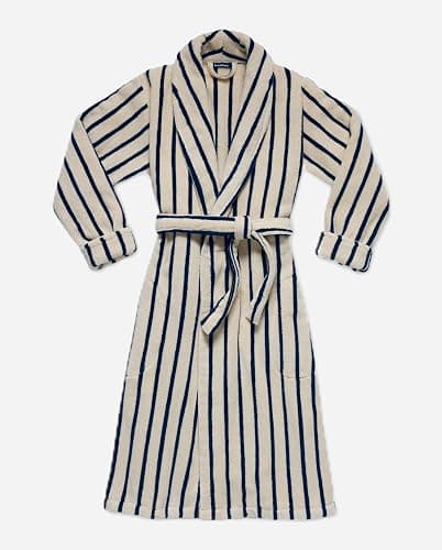 Brooklinen 100% Turkish Cotton Bath Robe for Men & Women | Ultra-soft plush 100% Turkish cotton robe for men & women with an adjustable belt & unisex fit; cozy, absorbent & spa-worthy thumbnail 5