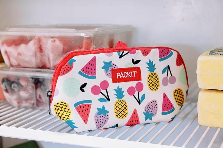 PackIt Freezable Snack Bag, Fruit Toss | Built-in ice packs, EcoFreeze+ Technology, Fresh snacks to go, Mini cooler, Small lunches, Foldable, Reusable, Zip closure thumbnail 6