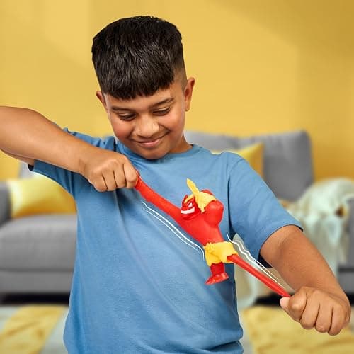 Heroes of Goo Jit Zu Meteor Madness, Stretchy Blazagon Action Figure, with Unique Scrunchy Goo Filling & Meteor Battle Gauntlet, Sensory Toy That Stretch Up to 3X Its Size thumbnail 2