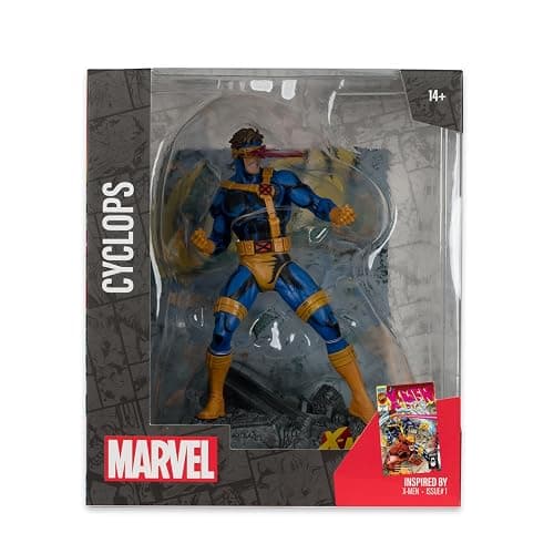 Marvel Collection - 1:10th Scale Cyclops Collectible with Scene (X-Men #1) - McFarlane Toys thumbnail 6