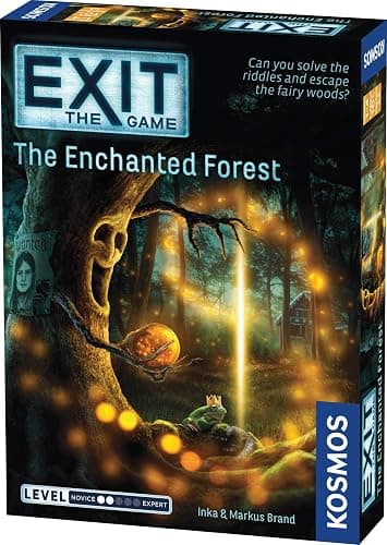 Thames & Kosmos EXIT: The Enchanted Forest| A Kosmos Escape Room Game in a Box| Family Friendly, Card-Based at-Home Escape Room Experience for 1 to 4 Players, Ages 12+ , Black - Image 1