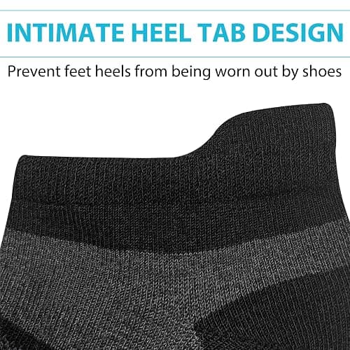 shnn 10/15 Pairs Womens Ankle Socks Lightweight Breathable Casual Low Cut Socks for Women With Heel Tab thumbnail 4