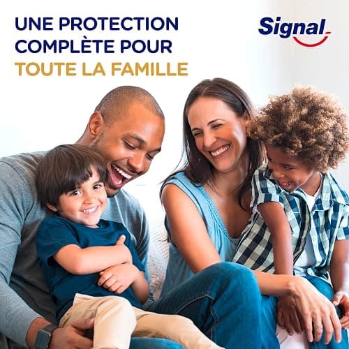 Signal - Dentifrice Haleine Pure - 12h d'haleine fraiche - Bouche purifiée - 95% d'ingrédients d'origine Naturelle - 75ml thumbnail 5
