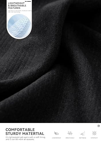 Obla Golf Quarter Zip Pullover for Men Mock Neck Sweatshirt Lightweight Sun Protection Men's Long Sleeve Golf Shirt thumbnail 5