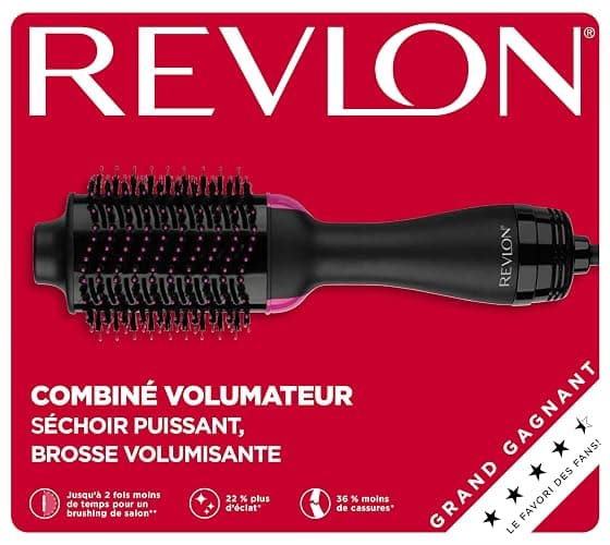 Revlon RVDR5222F One-Step Volumizer and Ionic Hair Dryer with Advanced Ionic Technology, Hot Air Brush, Less Frizz, 3 Heat/ 2 Speed Settings, Black thumbnail 8