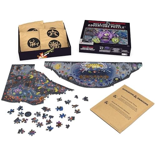 Dungeons & Dragons, Build and Explore Adventure Puzzle, DND Adult Puzzles, Dungeons and Dragons 1000 Piece Puzzles for Adults and Kids Ages 12+ thumbnail 3