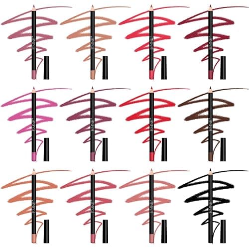 IS'MINE Matte Lip Liner Set - 12 Assorted Colors High Pigmented Natural Lip Makeup Soft Pencils Longwear Smooth Ultra Fine (Color Set -1) thumbnail 3