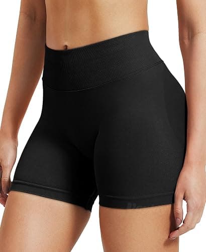 VOYJOY Women Workout Impact Shorts 2.5"/ 3.6"/ 4.5"/ 6" Scrunch Butt Lifting Gym Seamless Booty Biker Shorts thumbnail 2