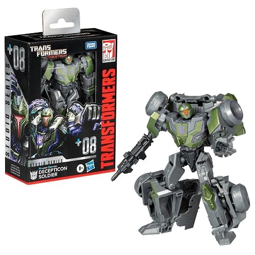 Transformers Toys Studio Series Deluxe War for Cybertron 08 Gamer Edition Decepticon Soldier, 4.5-inch Converting Action Figure, 8+ thumbnail 3