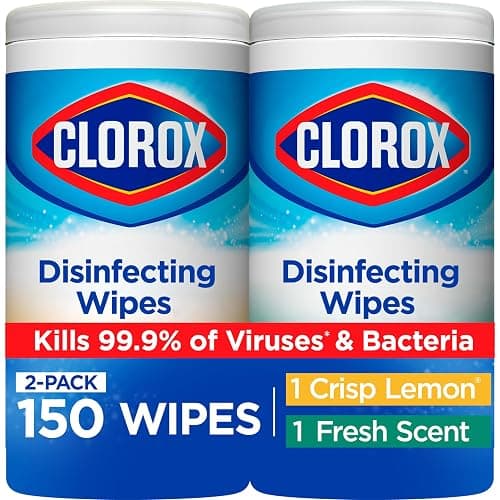 Clorox Disinfecting Wipes Value Pack, Bleach Free Cleaning Wipes, 75 Count Each, Pack of 2, Packaging May Vary - 75 Count (Pack of 2) - Image 1