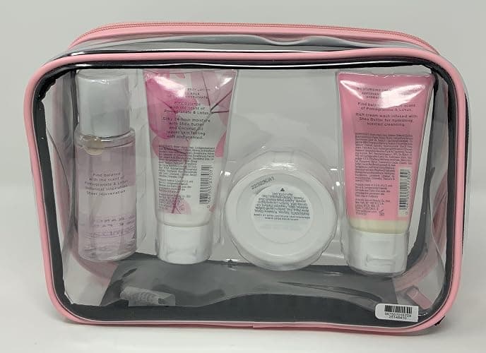 Victoria's Secret Pomegranate & Lotus The Balance Starter Kit Gift Set Body Wash, Scrub, Lotion, Mist thumbnail 3