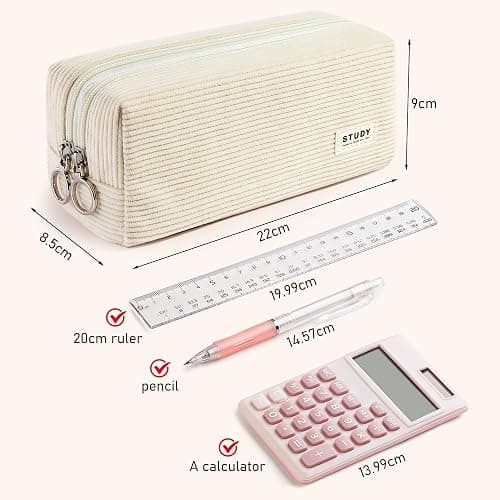 KALIDI Mäppchen Federmäppchen Mädchen Teenager Stiftetasche Stiftemappe Unisex Federtasche Pencil Case Schulmäppchen thumbnail 4