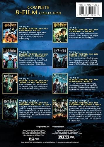 Harry Potter: The Complete 8-Film Collection thumbnail 2