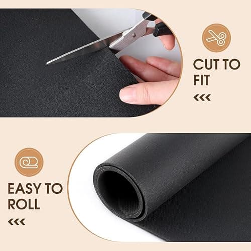 Coffee Mat Super Absorbent Dish Drying Mat Coffee Bar Mat 12"x 19", Black | Match with Coffee Machine Accessories Large Drying Mats for Kitchen Counter thumbnail 6