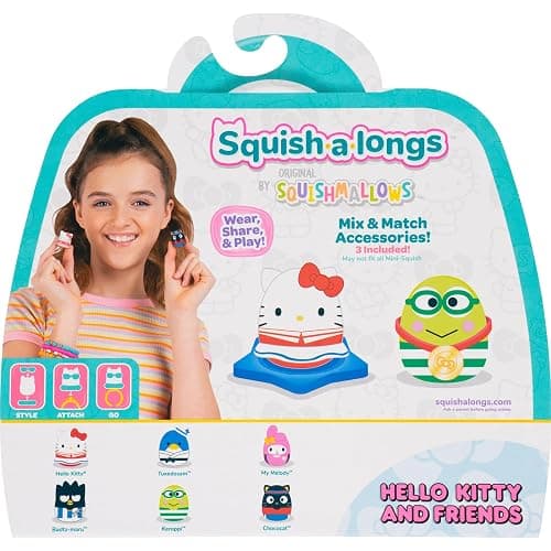 Squish-a-longs Hello Kitty and Friends Cute Sports Mini-Squish + Accessory 6-Pack thumbnail 9