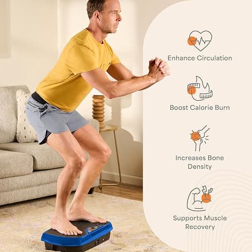 Lifepro Vibration Plate Exercise Machine with Magnetic Acupoints - Full Body Vibration Platform for Beginners and Recovery - Ideal Lymphatic Drainage Massager for Muscle Toning and Overall Fitness thumbnail 3
