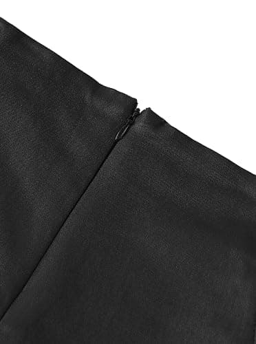 Benfoly Leather Shorts for Women High Waisted Lace Up Side Stretchy Sexy Mini Booty Short Y2K Rave Club Party Concert Winter thumbnail 6