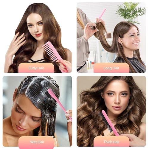 FIDWALL Hair Brush Set,14 Pcs Hair Brushes Hairdressing Tools,Includes Transparent Cosmetic Bag,Spray Bottle,Edges Brush,Curly Hair Brush,Round Brush,Scalp Brush And Hair Clips,Hair Care Styling Tools thumbnail 4