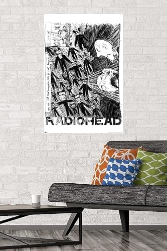 Trends International Radiohead - Scribble Wall Poster, 22.375" x 34", Unframed Version thumbnail 2