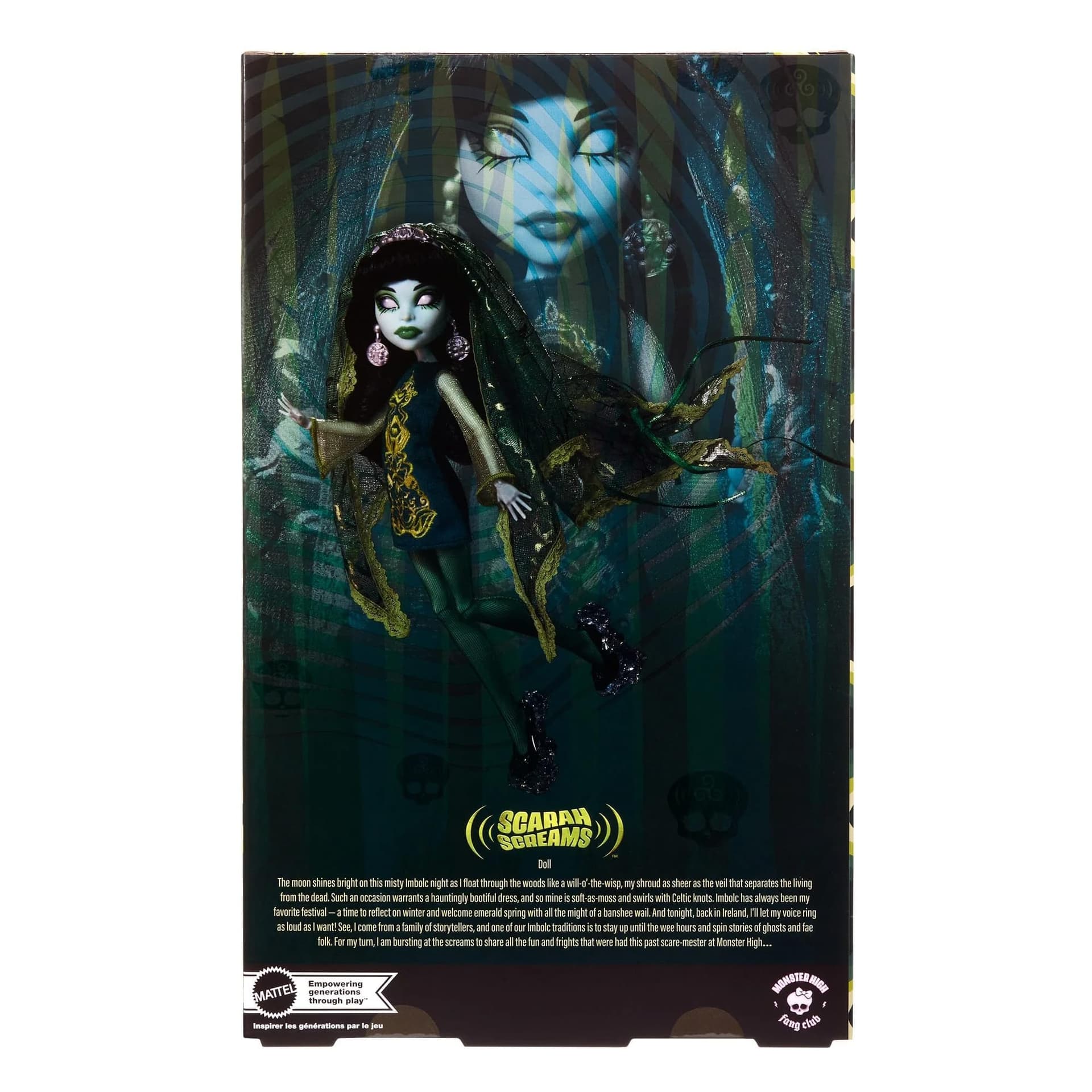 Monster High Skullector Scarah Screams Fang Club Doll 60s Style Collectible thumbnail 9