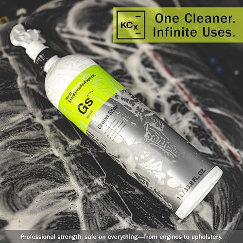 KOCHCHEMIE Green Star - Highly Concentrated Universal Cleaner; NTA, Phosphate, and Solvent Free, Clean Auto Interiors and Exteriors, Engines, Commercial, Home, and Industrial Use (1 Liter) thumbnail 2