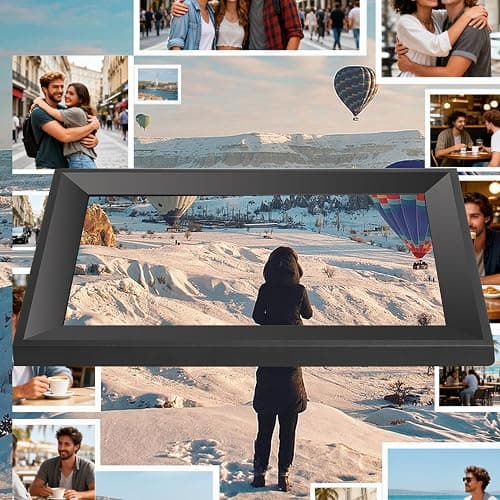 Uhale 10.1 Inch HD Touch Screen Digital Picture Frame WiFi Enabled,16GB Storage,Auto-Rotate, Digital Photo Frame Free Photo and Video Sharing to Family & Friends via The app thumbnail 4