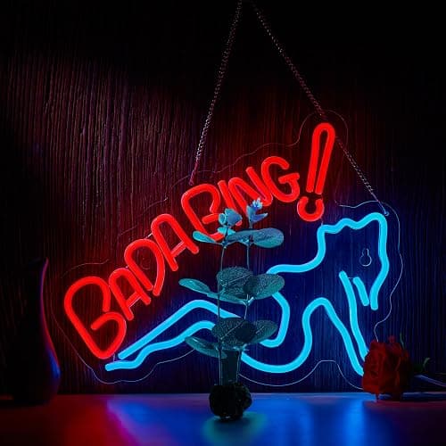 Bada Girls Neon Sign for Wall Décor Dimmable Bing Sopranos LED Neon Light USB Powered Neon Art signs for Pub Store Man Cave Party - Image 1