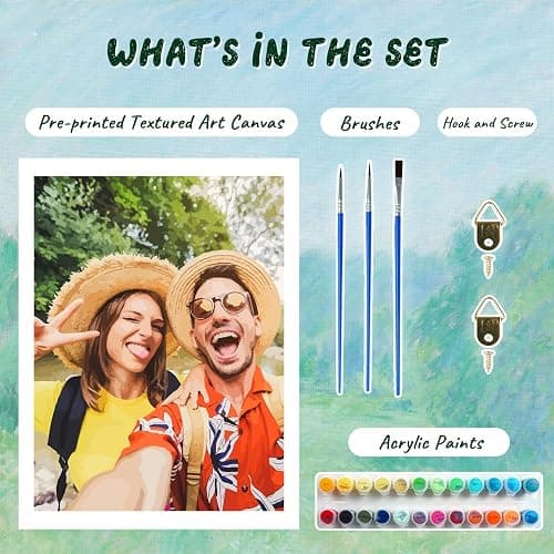 UM UPMALL Custom Paint by Numbers Kit for Adults — Personalized Paint by Numbers for Beginner, Make Your Own Picture, Customized Painting by Numbers for Friends, Family, Home Decor thumbnail 7