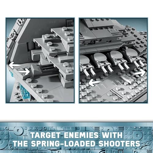 LEGO Star Wars 75394 Imperial Star Destroyer - Starship Building Toy with a Detailed Interior and 7 Minifigures incl. Darth Vader - Birthday Gift for 10+ Year Old Boys and Adult A New Hope Fans thumbnail 6