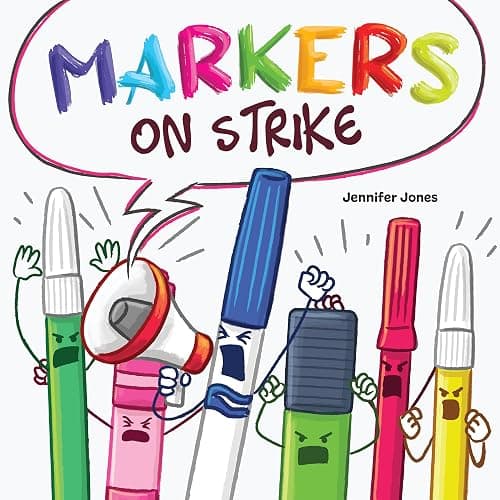 On Strike Box Set 2, Books 9-16: Books on Strike, Tablets on Strike, Paints on Strike, Play Dough On Strike, Markers on Strike, Highlighters on Strike, Sharpeners on Strike, Desks on Strike thumbnail 10