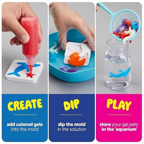 Dan&Darci Aqua Fairy Water Gel Kit for Kids - Craft for Kids - Magic Elf Toy Kits - Waters Pets - DIY Squishy Maker - Make Your Own Squishies Toys Crafts for Boys & Girls Ages 6-12 thumbnail 3