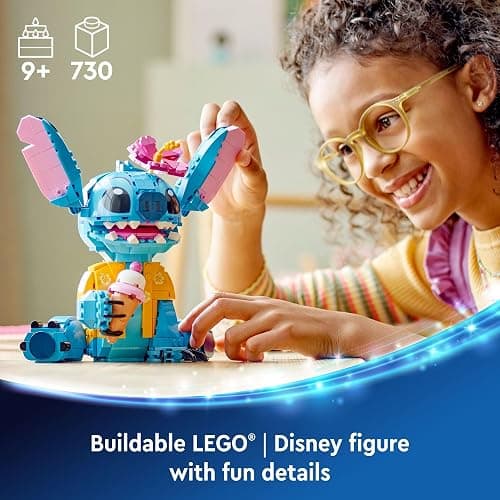 LEGO Disney Stitch Toy Building Kit for Girls & Boys 43249 thumbnail 2