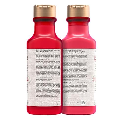 Maui Moisture Lightweight Hydration + Hibiscus Water Shampoo + Conditioner, Nourishing Aloe Vera Softens & Quenches Hair, Vegan & Silicone-Free, 13 Fl Oz, 2 Pack thumbnail 6
