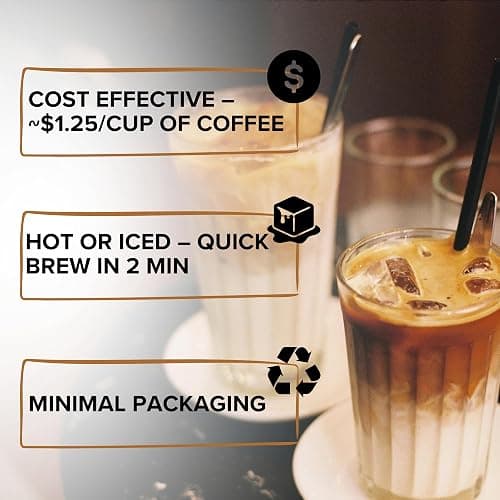 COBA Premium Coffee Concentrate: Bold & Extra Strong Kick - 20x Cups | Instant Cold Brew/ Hot Coffee in Seconds | Specialty, Fair Trade, Organic, Medium Roast, Dairy Free | 2 TEASPOONS/Cup | Rich Flavor (8 Fl Oz (Pack of 1), Original) thumbnail 6