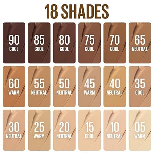 Maybelline Lifter Stix Multi-Use Face Stick - Contour, Bronzer, Concealer and Foundation Stick, All-In-One Creamy Face Makeup with Cranberry Seed Oil, 55, 1 Count thumbnail 6