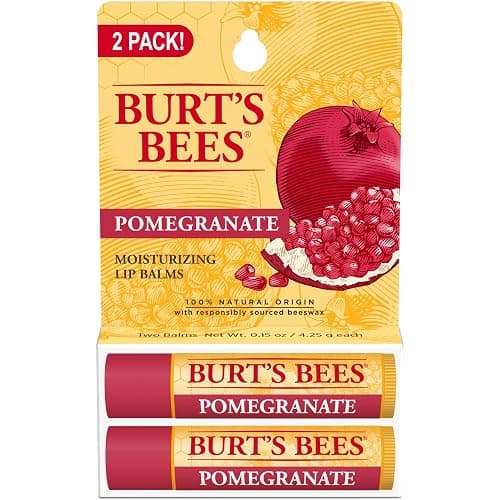 Burt's Bees Lip Balm - Pomegranate, Lip Moisturizer With Responsibly Sourced Beeswax, Tint-Free, Natural Origin Conditioning Treatment, 2 Tubes, 0.15 oz. thumbnail 10