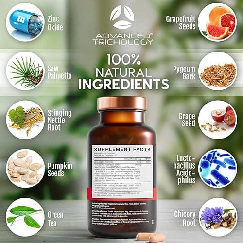 DHT Blocker - Hair Growth Supplement for Genetic Thinning for Men and Women | Approved* by American Hair Loss Association | Guaranteed, Backed by 20 Years of Experience in Hair Loss Treatment Clinics thumbnail 4