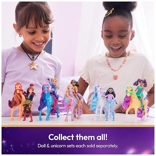 Unicorn Academy, Sophia & Light Magic Wildstar with Rainbow Light-up Effects, Dolls & Unicorn Toys for Girls, Gifts & Stocking Stuffers for Ages 4 and up thumbnail 2
