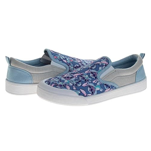 Disney Lilo and Stitch Lowtop Sneakers - Stitch Low Top Shoes Slipon Closure Cushioned Lightweight Sizes 12-13 Little Kid 1-4 Big Kid 5-10 Adult thumbnail 4
