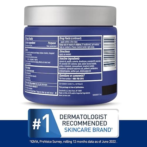 CeraVe Healing Ointment, Hydrating Skin Protectant With Petrolatum, Hyaluronic Acid & Ceramides, Face & Body Skin Barrier Repair For Cracked, Chafed, Dry Skin, Fragrance Free & Lanolin Free, 12 Oz thumbnail 9