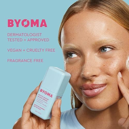 BYOMA Phyto-Mucin Glow Serum - Mucin Face Serum for Glass Skin - Plumps, Primes + Hydrates - Flawless Primer and Makeup Base - Strengthens Skin Barrier - 1.35 fl.oz thumbnail 6
