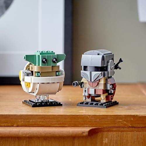 Lego BrickHeadz Star Wars The Mandalorian & The Child 75317 Building Kit, Fun Building Toy for Kids and Any Star Wars Fan Featuring Buildable The Mandalorian and The Child Figures (295 Pieces) thumbnail 2