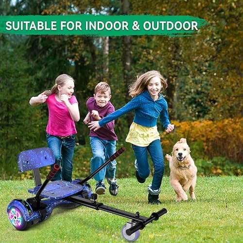 CBD Scooter with Corlorful LED Lights,6.5" Wheels, Dual 300W Motor Scooter for Kids Girls Boys Adults, All Ages thumbnail 6
